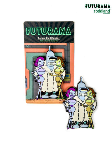 Futurama - Bender the Offender hard enamel pin