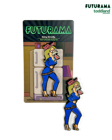 Futurama - Sexy Scruffy hard enamel pin