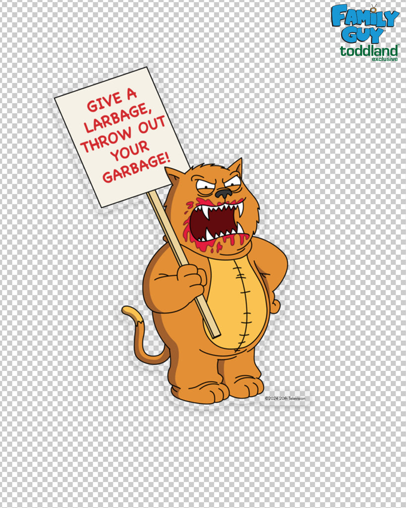 Family Guy - Gary Clear Die Cut Sticker