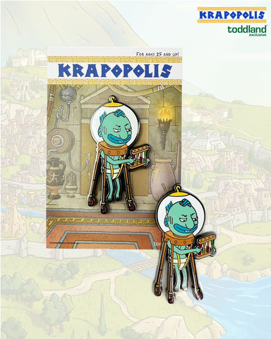 Krapopolis -  Hippocampus hard enamel pin