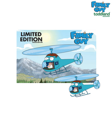 Family Guy - To The Petercopter! hard enamel pin (PRE-ORDER: shipping week of 8/19/24)