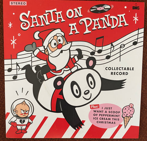 Santa on a Panda - 45rpm Record