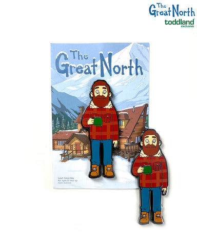 The Great North - Beef hard enamel pin