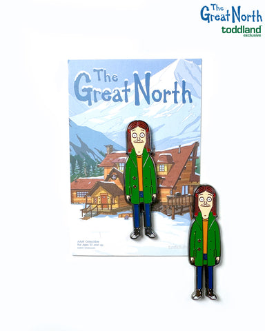 The Great North - Ham enamel pin