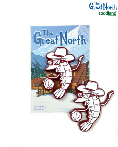 The Great North - Shrimp soft enamel pin