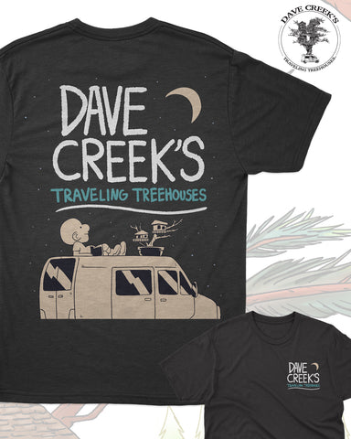 Dave Creek Unisex Adult tee - Van tee (black solid triblend)