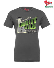 American Dad!  - Langley Falls Alien Tee - Asphalt Gray