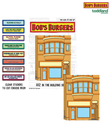 Bob's Burgers - Building Next Door hard enamel pin - #2 in the series (PRE-ORDER: shipping week of 8/19/24)