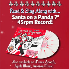 Santa on a Panda - 45rpm Record