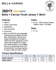 Dave Creek Youth tee - Van tee (black 100% cotton)